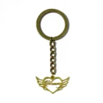 Personalized Name In Flying Heart Keychain (KC-06)