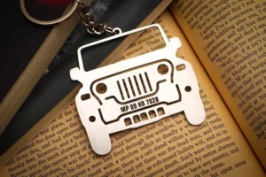 Personalized Name On Thar Metal Keychain (KC-11)