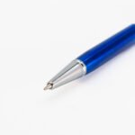 Customize Name On Blue Ball Pen With Diamonds